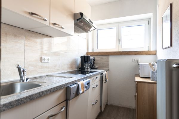 Voll ausgestattete Küche im Apartment Upsspitze in Tirol